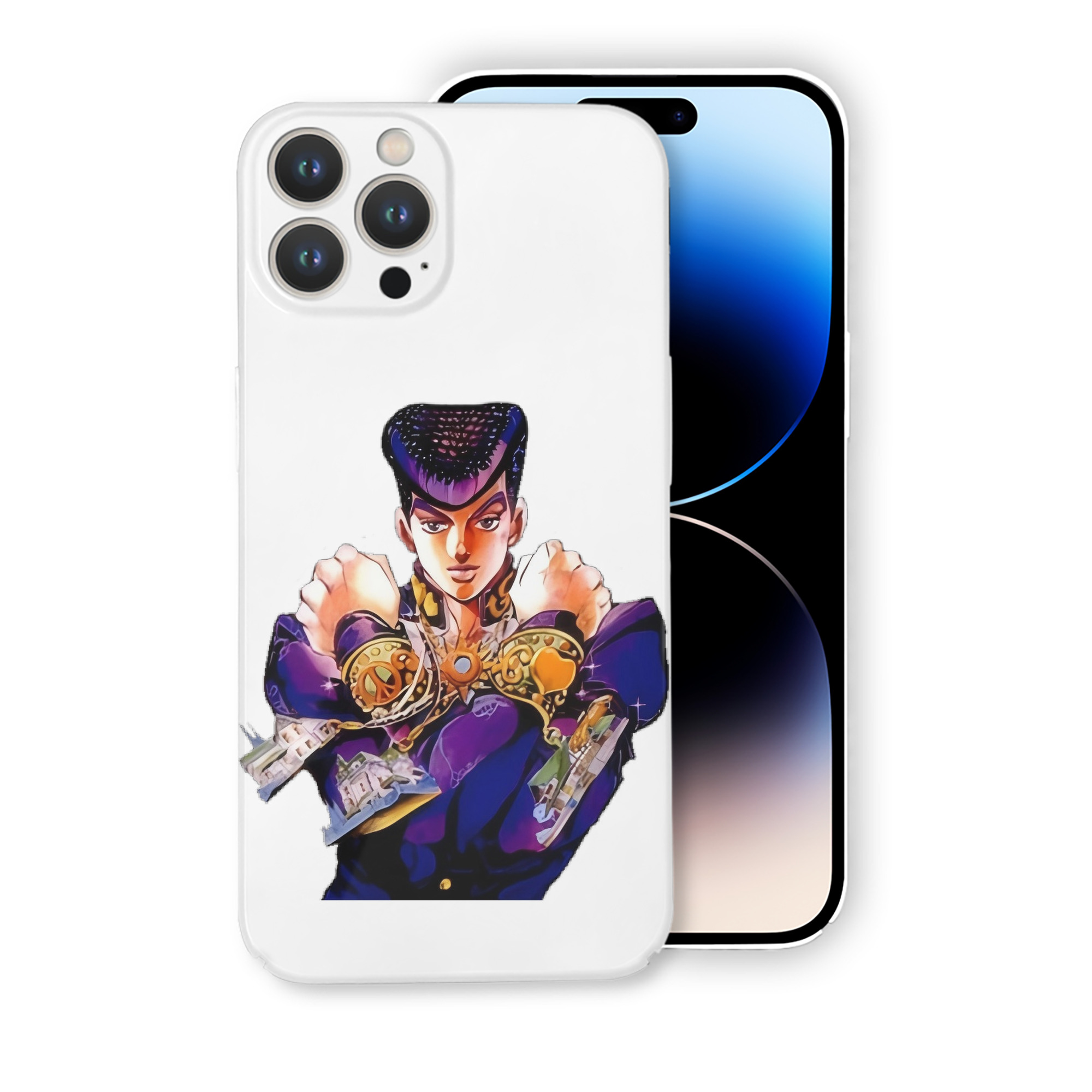 （画像用） ジョジョの奇妙な冒険 ひがしかた じょうすけ JoJo's Bizarre Adventure Higashikata Josuke 【iPhone 14シリーズ対応】ハードケース